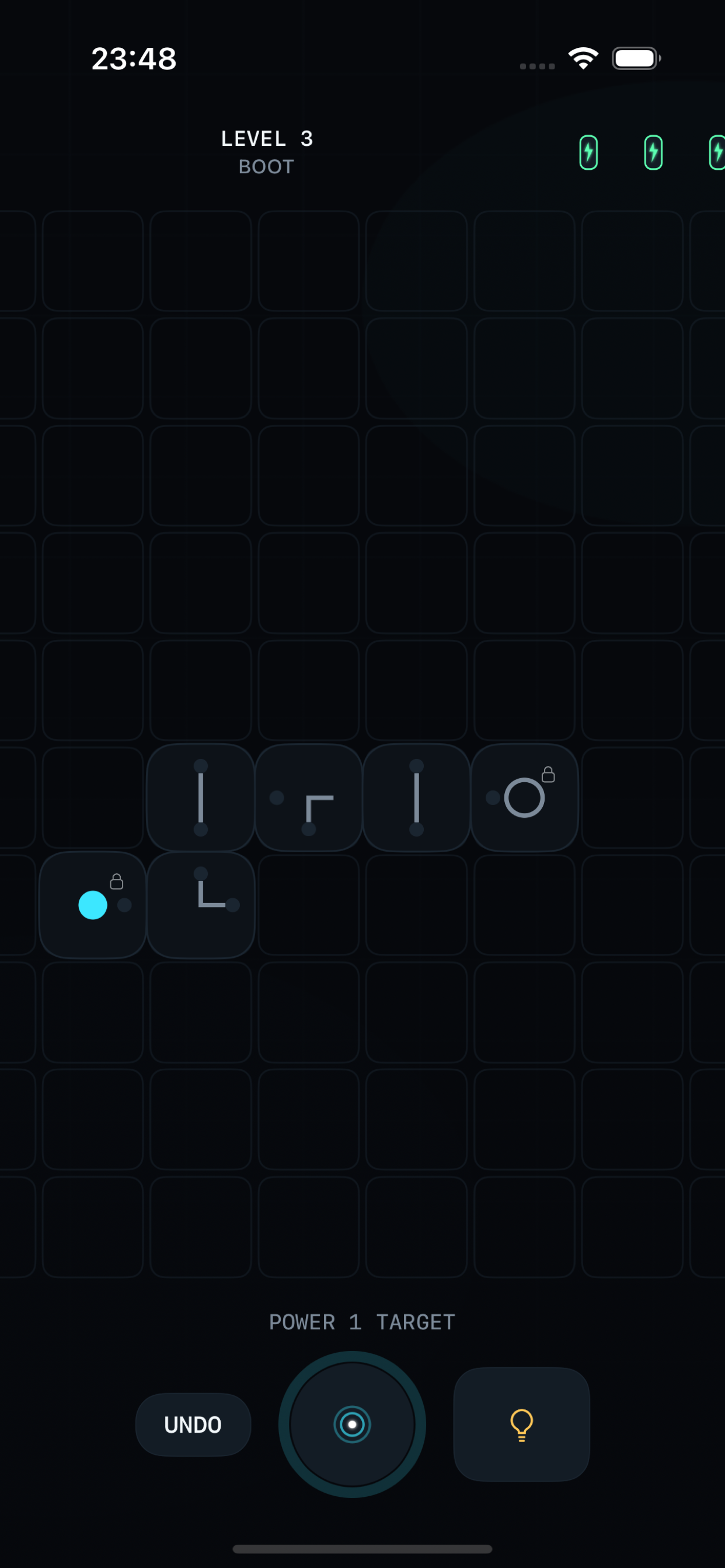 Level board with fuses and a pulse-ready grid